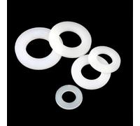 5pcs Silicone Rubber Flat Gaskets - 2mm & 3mm Thickness, ID 32-38mm, Durable Sealing Washers for Thermal Machinery(35 x 45 x 2mm)