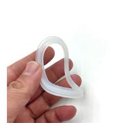 5pcs Silicone Rubber Seal Washer Tri Clamp Ferrule Gasket Pressure Silicon 1/2 3/4 1 1/4 1 1/2 2 1/2 3 4 6 8" 25.4mm-286mm(133mm-145mm)