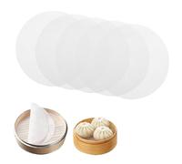 5pcs Silicone Steamer Mat 8 Inch Non-Stick Mats for Dumplings Buns Cooking Dim Sum 20cm Bamboo Steamer Mat for Home Kitchen Cooking Reusable Steamer Liners Round Mesh Pads