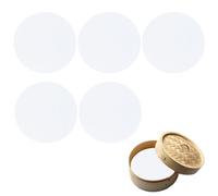 5pcs Silicone Steamer Mat 8 Inch Non-Stick Mats for Dumplings Buns Cooking Dim Sum 20cm Bamboo Steamer Mat for Home Kitchen Cooking Reusable Steamer Liners Round Mesh Pads