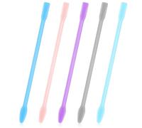 5PCS Silicone Stir Sticks Facial Mask Spatulas Stirings Rods Reusable Stirs Sticks Epoxy Stir Stick Colored Paint Craft Tools for Mixing Liquid Mask Body Lotion Butter