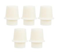5pcs Silicone Test Tube Stopper for Flask White Laboratory