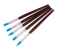 5PCS Silicone Tools for Carving and Sculpting in Nail Art and Pottery with Ergonomic Design