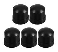 5pcs Silicone Trombone Slide End Cover Rubber Protector Black | Soft Smooth Bumper Tip, Shock Absorption for Lessons and Storage, Helps Reduce Dents