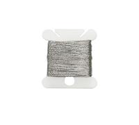 5Pcs Silver Twine String 0.6mm*10m Metallic String Polyester Sewing Thread for DIY Embroidery Sewing Projects