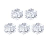 5Pcs Simulation Ice Cubes for Advertising Display and Beverage Photography Artificial Ice Cubes