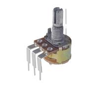 5pcs Single Potentiometer WTH148 with switch 15mm B5K B10K B50K B100K B500K For Amplifier Audio 5k 10k 100k 50k 500k NWPNLXEA(20K Ohm)