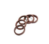5pcs Skeleton ID 32mm FKM Fluorine Rubber Hydrauli Spring TC Gasket Brush Cutter Grass Trimmer Oil Seal Parts(32x40x10mm)