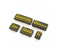 5Pcs Slide Type SMT SMD Dip Switch, 1.27 mm Pitch 2 Row 4 Pin 2 Position / 8 pin 4 Position / 16 pin 8 Position IDGTTLDF(1PIN)