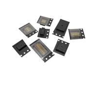 5Pcs Slide Type Way DIP Toggle Switch 1.27mm DIP 1/2/3/4/5/6/8/10Pin Black Position Snap Switch IDGTTLDF(3Pin)