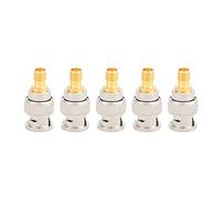 5pcs SMA - F to BNC Male Pure Copper RF Connector, 50 Ohm Low - Loss Adapter for Antennas Wireless LAN Wi - Fi Radio Coaxial Cable