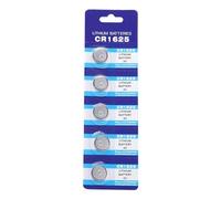 5pcs Small Electronic Devices CR1625 Button Cell Batteries Coin Cell Battery Power Supply Compact Sizes Light Battery