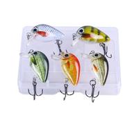 5Pcs Small Fishes Fishing Lures Artificial Baits Topwater Crank Wobblers Artificial Baits Topwater Crank Wobblers Soft Baits