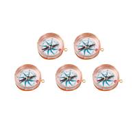 5Pcs Small Portable Compasses Pocket 45mm Detachable For Hiking Camping Outdoor Activity Hiking Compass