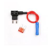 5Pcs Small Size Auto Car Fuse Holder ACS Double Plug Fuse with 10A Micro Mini Standard ATM Blade Fuse Holder Circuit Fuse Protected circuits (Color : Purple)