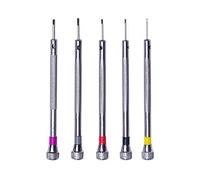 5Pcs Small Slotted Flathead Watch Screwdriver Set for Watchmakers Repair Tools Kit, 0.8mm 1.0mm 1.2mm 1.4mm 1.6mm