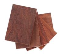 5pcs Small Wood Block for DIY Ring Material, Easy Carving Wood Art | Natural Unfinished Brown Blank, Smooth Polished Surfaces, Dense Fine Texture for Teacher-led Crafts and Wood Carving