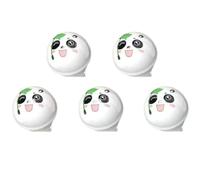 5PCS Smart Voice Command Control Panda Night Light,Intelligent Voice-Controlled Night Light,Warm/White,USB Plug-in,USB Voices Night Lights for Bedroom,Bathroom,Porch and Staircase Lighting (White)