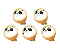 5PCS Smart Voice Command Control Panda Night Light,Intelligent Voice-Controlled Night Light,Warm/White,USB Plug-in,USB Voices Night Lights for Bedroom,Bathroom,Porch and Staircase Lighting (Warm)
