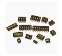 5pcs SMD SMT Slide Type Switch 1P 2P 3P 4P 5P 6P 8P 10P 1.27mm Position Way DIP Black Pitch Toggle Switch Black Snap Switch IDGTTLDF(8P)