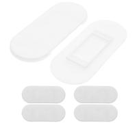 5pcs Socket Fixer Five Piece Abs Self Adhesive Holder for Power Strip