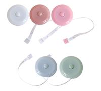 5pcs Soft Tape Measure 60in / 150cm Retractable Tailors Measuring Tape Small Sewing Tape Measure For Body Measuring Length, Chest, Waist and Clothes Craft