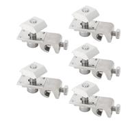 5Pcs Solar Panel Grounding Lugs PV Mounting System Metal Clips Cable Clamps Bracket Earth Clip