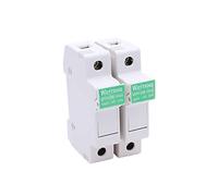 5Pcs Solar PV Fuse Holder High Voltage Fusible 1000V DC Suitable for 10 * 38mm Fuse Photovoltaic Solar System Protected circuits