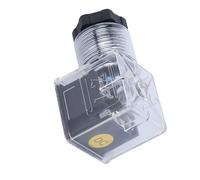 5Pcs Solenoid Valve,Transparent Voltage Hydraulic Solenoid Coil Plug Universal Accessories DC24 Guide Gasket Crimping