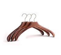 5pcs Solid Wood Clothes Coat Hangers for Clothes Adults Suit Hanger Rack Closet Organizer Wardrobe Wooden Hanger With Metal Hook