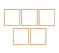 5pcs Solid Wood Empty Painting Frame DIY Picture for Home Decoration