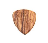5Pcs Solid Wood Picks Fingerpicks Musical Instrument Guitar Accessories 26 * 30mm