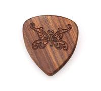 5Pcs Solid Wood Picks Fingerpicks Musical Instrument Guitar Accessories 26 * 30mm