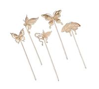 5pcs Sophisticated Hairpin For Women Ancient Hair Accessory Hair Ornament For Bridal Ceremony Festivals And Everyday Butterfly Hairpin