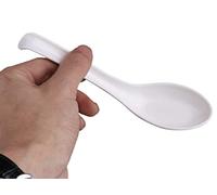 5PCS Soup Spoons Japanese Ramen Noodle Soup Spoons Tasting Spoon Appetizer Spoons with Long Handle and Hook for Restaurants Home Hotel Food Shop (5 PCS)
