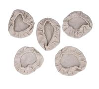 5pcs Sourdough Starter Jar Cloth Covers Reusable Elastic Band Breathable Cloth Jar Covers for 3 to 4 Inch Jar Mouth