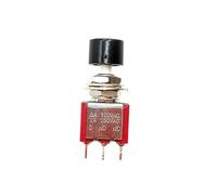 5pcs SPDT 6MM Momentary Reset Button Toggle Switch PS-102 DS-612 5A 120V 2A 250VAC 3PINs Push Button(DVPCOPM-SL)