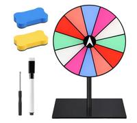5PCS Spin the Wheel with Stand, Wheel of Fortune Spinning Wheel, Spinning Wheel for Prizes, Games, Roulette Spinning Game Roulette Wheels Set for Parties Classroom Games and Promotional Events