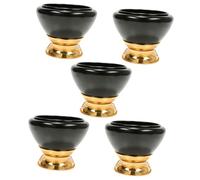 5pcs Spiritual Decor Chakra Bowls Water Offering Bowls Meditation Hand Bowls Meditation Music Sound Bowl Healing Meditation Pillow Musical Instruments Bowl Set Manual Copper