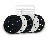 5PCS Sponge Interface Pad 150mm Soft Foam Sanding Pads for Orbital Sander | Sanding Pads for Polishing and Sanding Curved Surfaces, Hook and Loop Replacement Buffer Padfor DrillLow Noise
