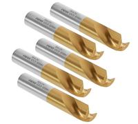 5Pcs Spot Weld Drill Bit 8mm High Speed Steel Spot Weld Removal Tool Titanium Coated HSS Co Drill Bit Set for Car Maintenance Steel Aluminum Metal
