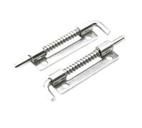 5pcs Spring Loaded Latches Barrel Bolt Latch Tone Cabinet Hinges Stainless Steel Hardware(S Right)