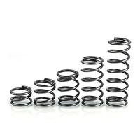 5PCS, Spring Steel Compressed Spring, Wire Diameter 0.9mm, Outer Diameter 14mm, Free Length (60-100)mm, 0.9x14x(60-100)mm, Y Type Compression Springs(Length 80mm)