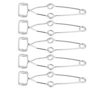 5Pcs Spring Test Tube Clamp Test Tube Tongs Steel Clip Clamp Holder Testing Tube Holder Laboratory Experiment Tool Length 14.5cm/5.7in