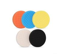 5pcs Square Sponge Polishing Pads For Car Buffer Polisher Compounding Waxing Sealing Glazes All Paint Types 3 4 5 6 Inch Sizes(4Inch)
