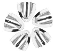 5pcs Stainless Steel 304 Ventilation Cable Entry Covers Silver Water Resistant Easy Installation Marine Use Outdoor Application Boat Yacht Hardware Accessories