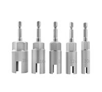 5Pcs Stainless Steel Butterfly Nut Socket Wrench Set for Easy Installation and Secure Fastening with Color Coded Sleeves Time Saving Color Coded Socket Set