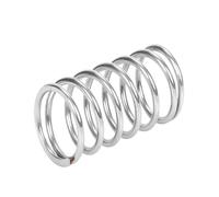5Pcs stainless steel compression springs, wire diameter 1.4mm, outer diameter 20mm, length 70mm, Silver, Silver, 1.4x20x70mm