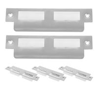 5pcs Stainless Steel Deadbolt Strike Plate for Front and Interior Doors