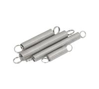 5pcs Stainless Steel Double Closed Loop Extension Springs, Wire Diameter 1mm, Outer Diameter 6mm, Length 40mm, 1x6x40mm(5pcs)
